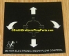 Meyer OEM Slik Stik Decal for Control Bracket