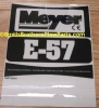  E-57 Decal Name Badge for pump